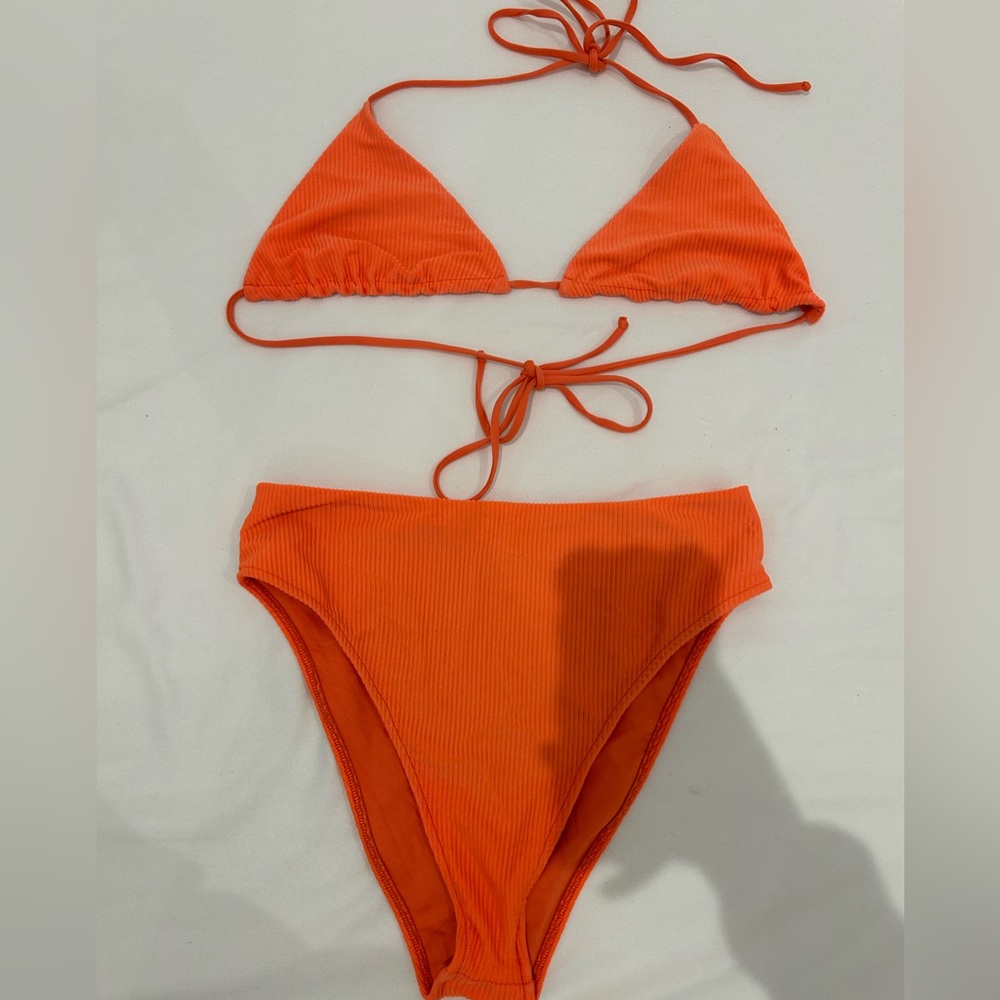 Frankie’s bikinis orange swimsuit size medium